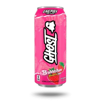 Ghost energy drink with strawberry flavor