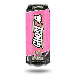 Sour punk lemonade energy drink can