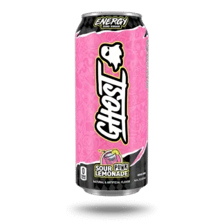 Sour punk lemonade energy drink can