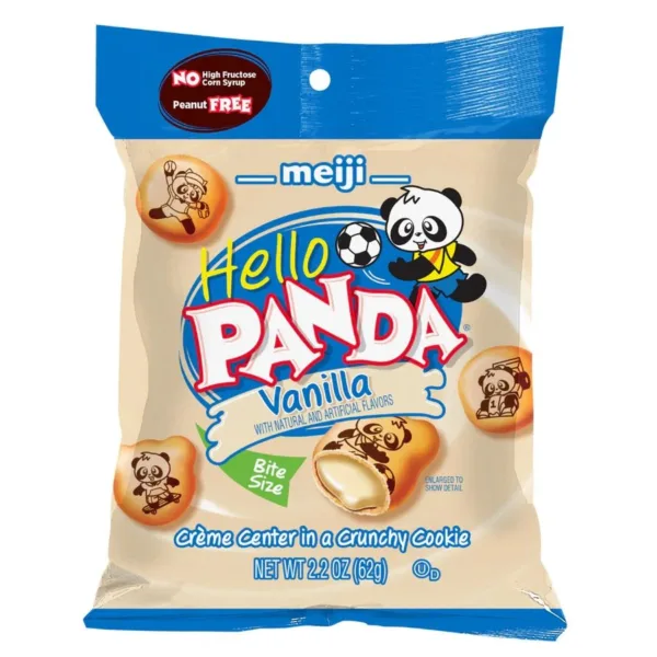 Hello Panda vanilla snack packaging