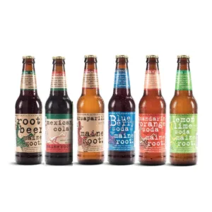 Maine Root soda lineup on display