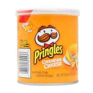 Mini Pringles Cheddar Cheese can