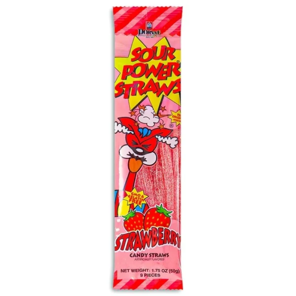 Sour Power Straws candy packaging