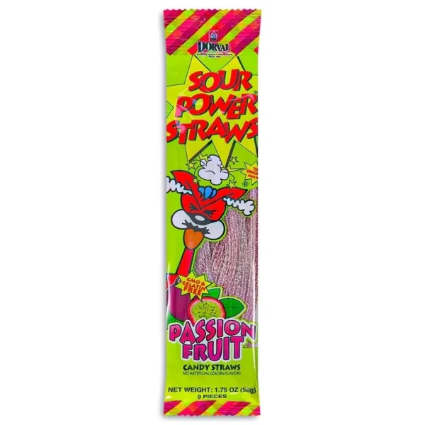 Sour Power Straws candy packaging