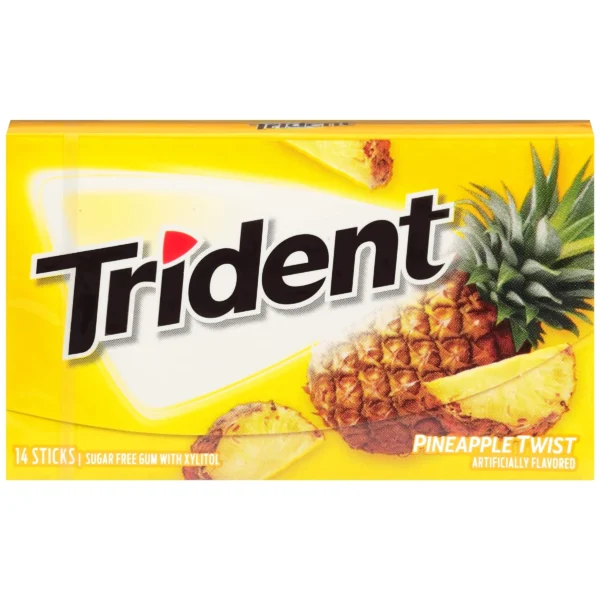 Trident Pineapple Twist gum packaging