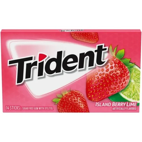 Sugar-free Trident gum with xylitol