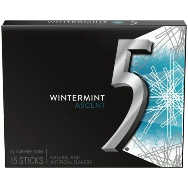 Wintermint Ascent gum package design