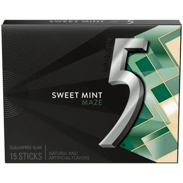 Sweet mint gum packaging design