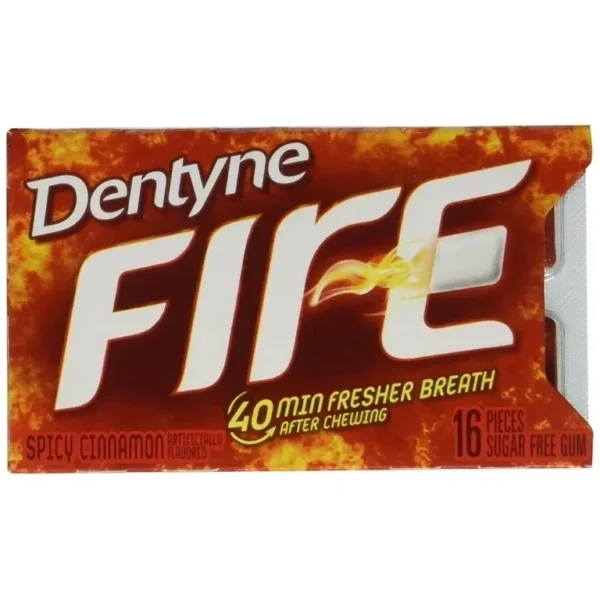 Spicy cinnamon gum packaging