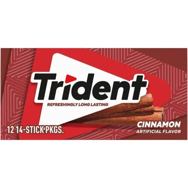 Cinnamon-flavored Trident gum pack