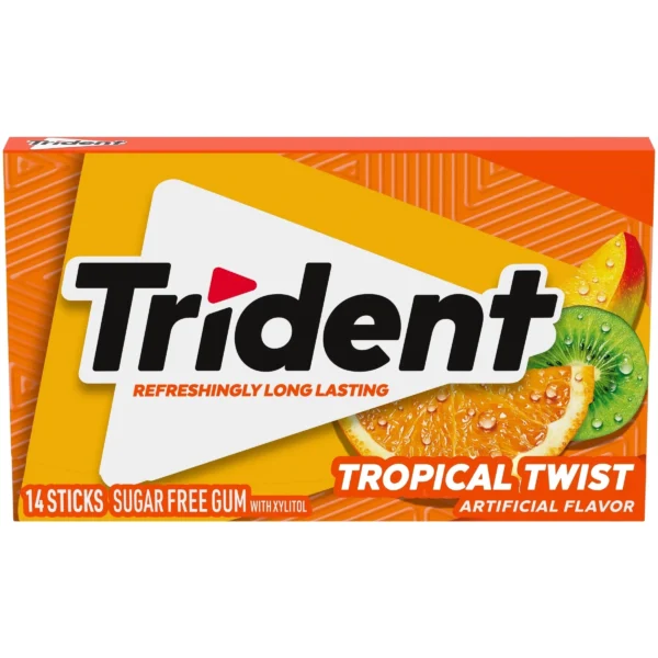 Trident Tropical Twist gum packaging
