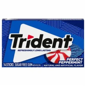 Sugar-free peppermint gum box