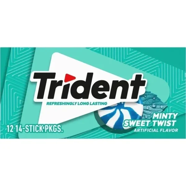 Refreshingly long-lasting mint gum pack