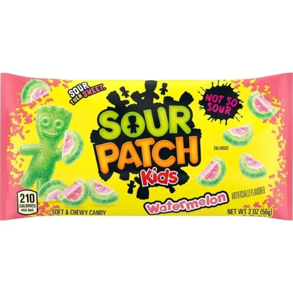 Sour Patch Kids watermelon flavor package