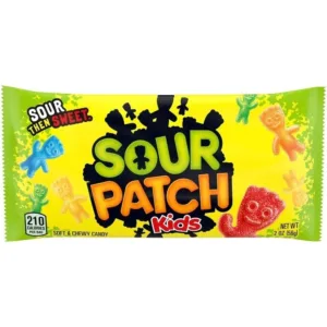 Bright Sour Patch Kids wrapper