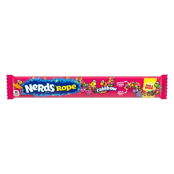 Nerds Rope candy package, rainbow flavor