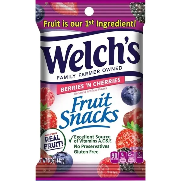 Welch's fruit snacks package