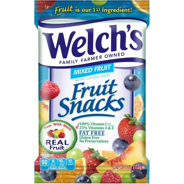 Welch's family farmer owned snacks