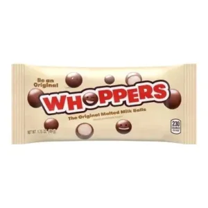 Whoppers candy packaging