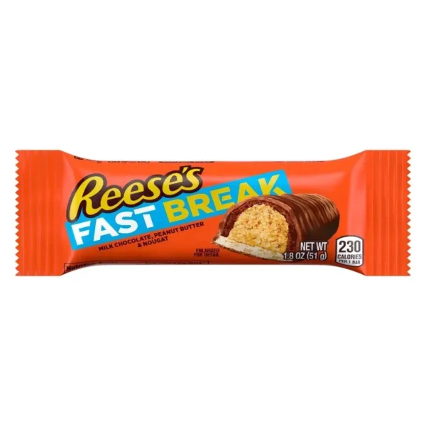 Chocolate and peanut butter snack