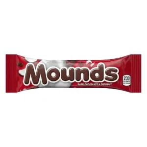 Mounds candy wrapper design