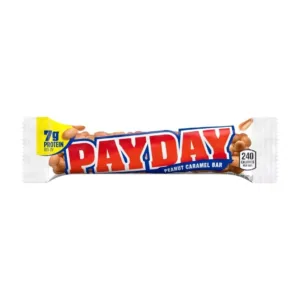Candy bar with peanuts and caramel