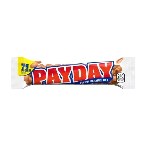 Candy bar with peanuts and caramel