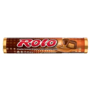 Chocolate caramel candy packaging