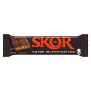 Skor chocolate candy bar packaging
