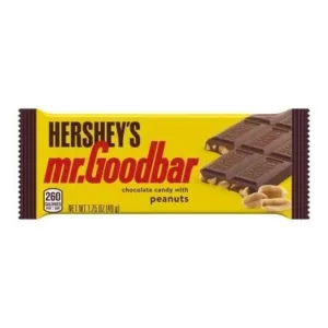 Chocolate and peanuts candy bar