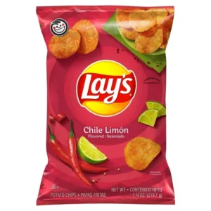 Lay's chips with chili and lime flavor