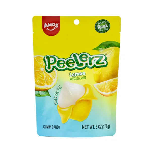 Peelz lemon-flavored gummy candy