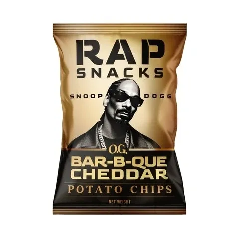 Rap Snacks BBQ Cheddar Chips Packaging