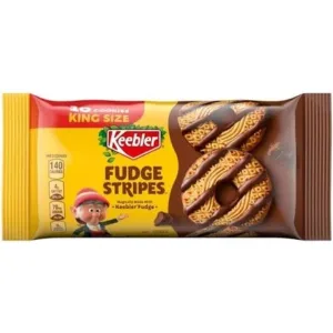 Keebler cookies with chocolate stripes