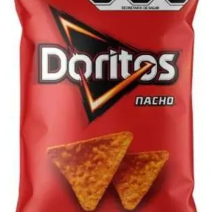 Red Doritos Nacho cheese chips bag