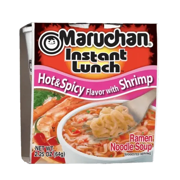 Hot and spicy shrimp noodles