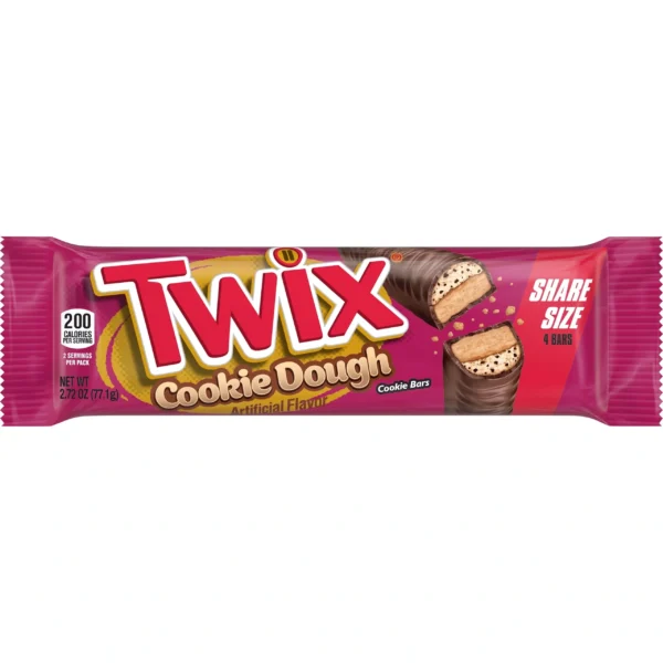 Twix Cookie Dough candy bar packaging
