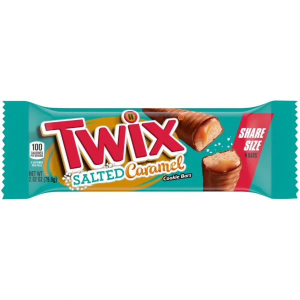 Twix Salted Caramel cookie bars wrapper