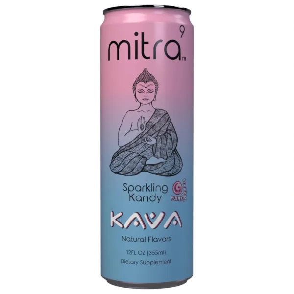 Gradient-colored kava drink packaging