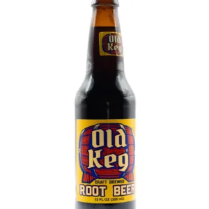 Old Keg beverage label design