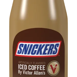 Snickers flavored iced coffee bottle
