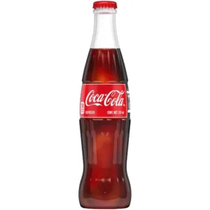 Glass bottle of Coca-Cola