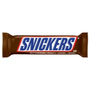 Snickers chocolate bar packaging