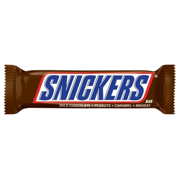 Snickers chocolate bar packaging