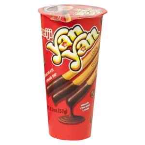 Red Yan Yan snack cup design