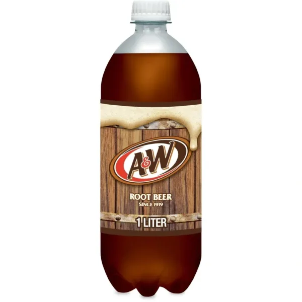 A&W Root Beer 1-liter bottle