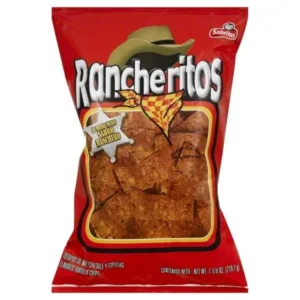 Red Rancheritos snack bag with cowboy hat