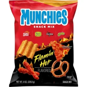 Munchies Flamin' Hot Snack Mix package
