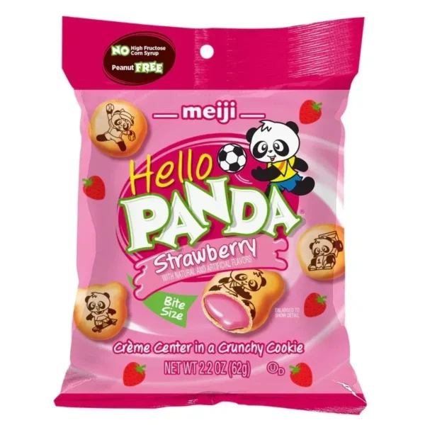 Pink bag with panda design