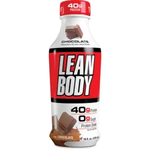 Chocolate protein shake bottle with 40g protein